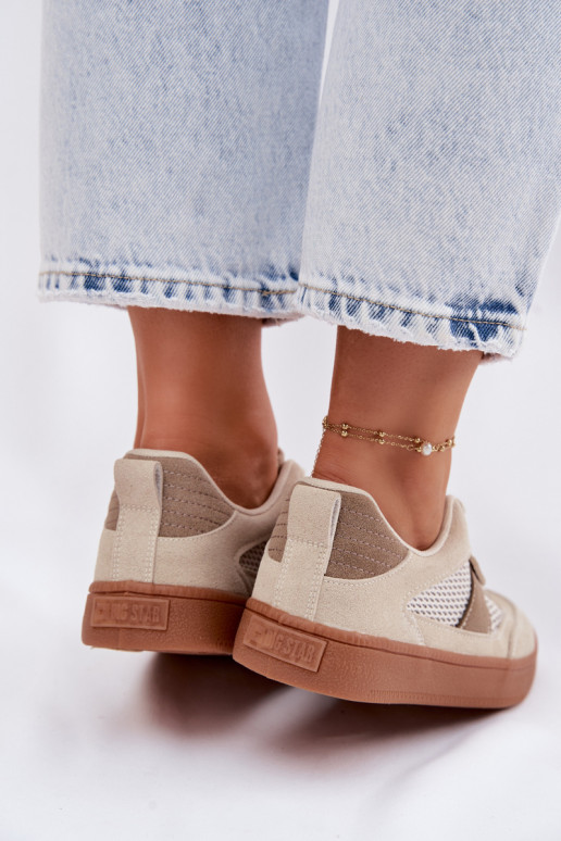 Tenisky model obuvi Dámske Big Star TT274759 béžová