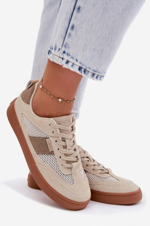 Tenisky model obuvi Dámske Big Star TT274759 béžová