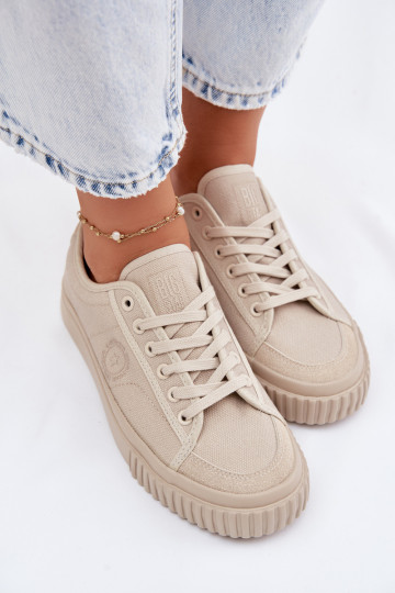 Nízka Bežná obuv Big Star TT274106 béžová