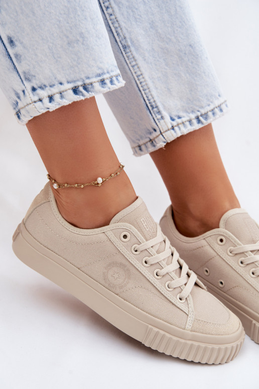 Nízka Bežná obuv Big Star TT274106 béžová