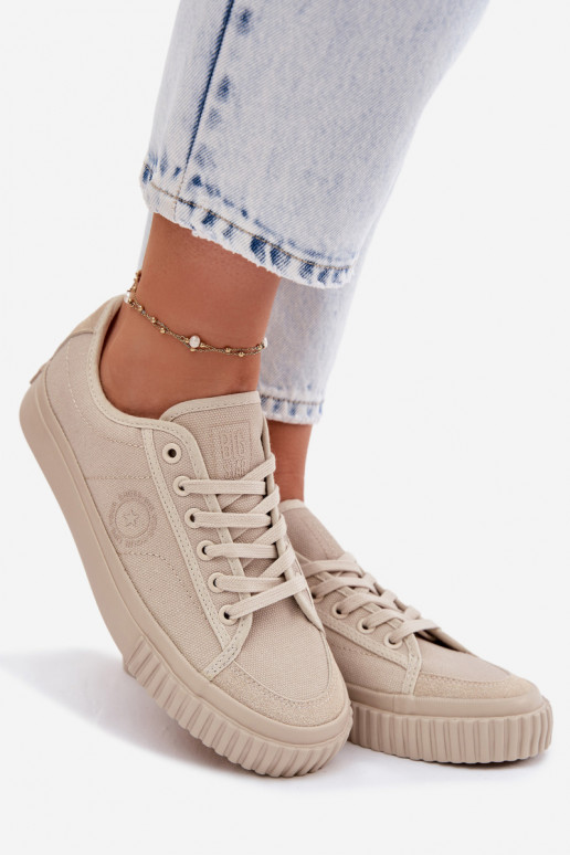 Nízka Bežná obuv Big Star TT274106 béžová
