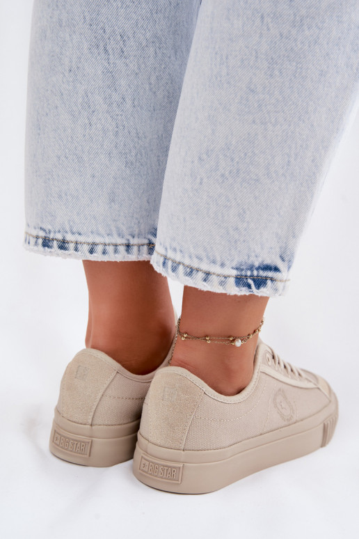 Nízka Bežná obuv Big Star TT274106 béžová