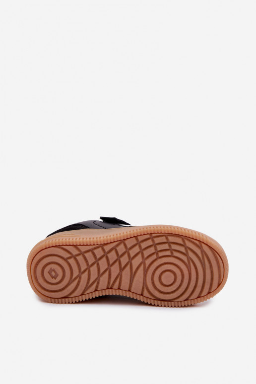 Tenisky model obuvi deti s lepiacimi spojkami LOTTO MAKERA 2601250K čierna