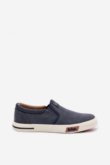 Pánske voľnočasové tenisky Lee Cooper LCIN-26-02-4088 Slip On v tmavomodrej farbe