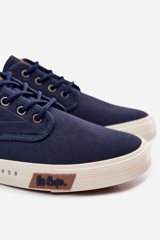 Pánske topánky na voľný čas Lee Cooper LCIN-26-02-4087 tmavomodrá