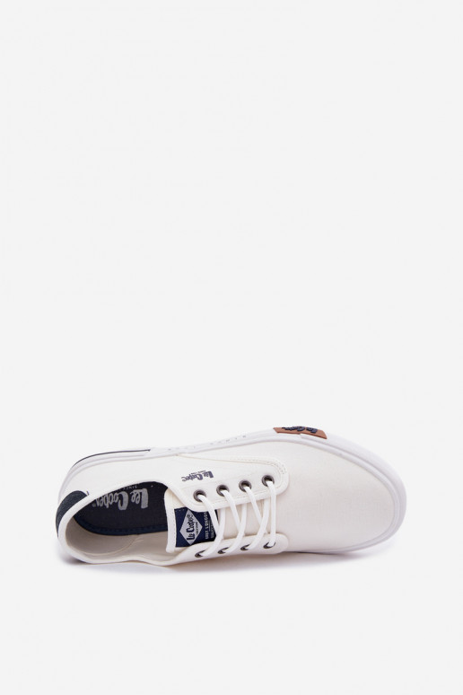 Pánske topánky na voľný čas Lee Cooper LCIN-26-02-4086 biela farba