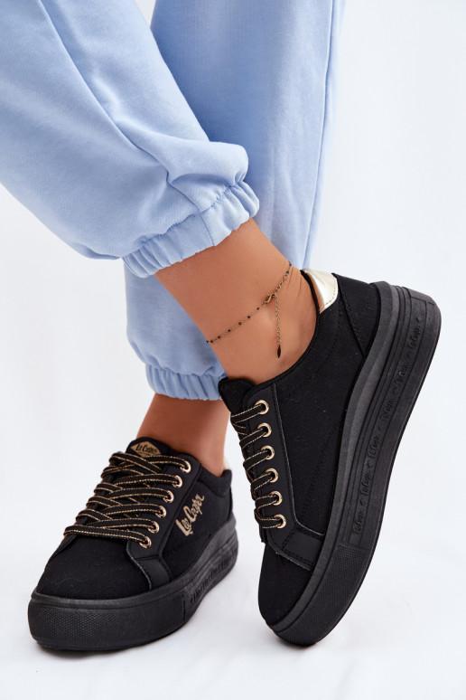 Bežná obuv s platformou Lee Cooper LCIN-26-44-4476 čierna