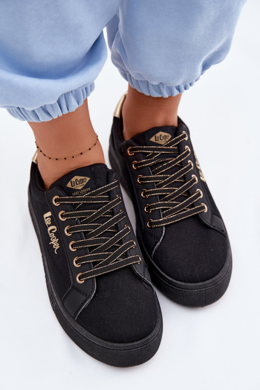 Bežná obuv s platformou Lee Cooper LCIN-26-44-4476 čierna