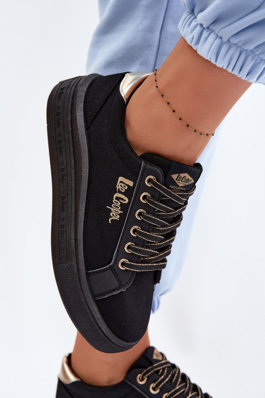 Bežná obuv s platformou Lee Cooper LCIN-26-44-4476 čierna