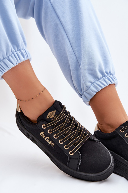 Bežná obuv s platformou Lee Cooper LCIN-26-44-4476 čierna