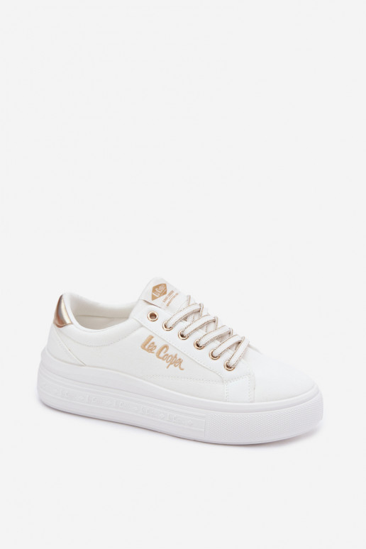 Bežná obuv s platformou Lee Cooper LCIN-26-44-4478 biela farba
