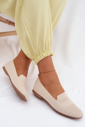 materiál dámske mokasíny slonovina Dorielle