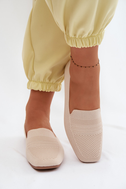 materiál dámske mokasíny slonovina Dorielle