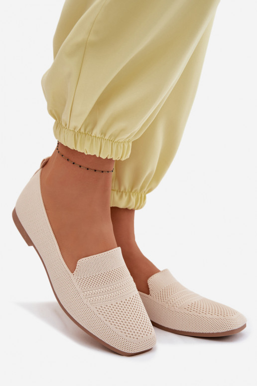 materiál dámske mokasíny slonovina Dorielle