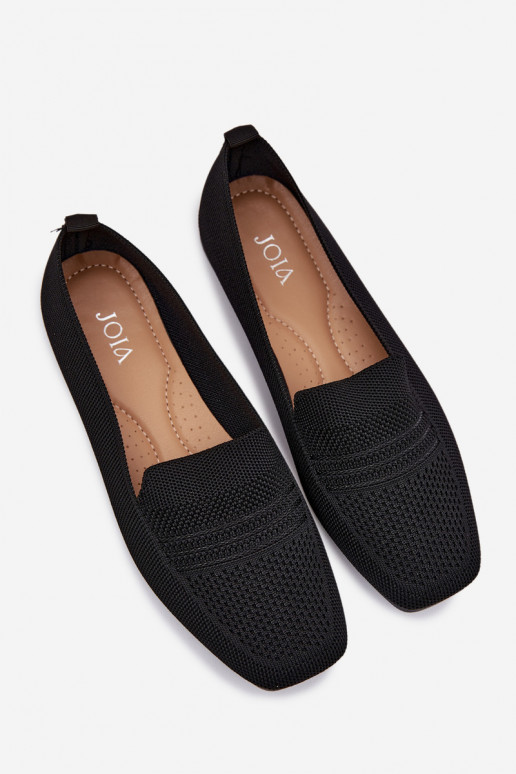 materiál dámske mokasíny čierna Dorielle