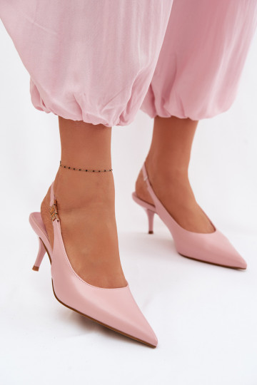 Dámske sandáleImitacji Skóry s tenkými podpätkami Ružová Jelissey 2