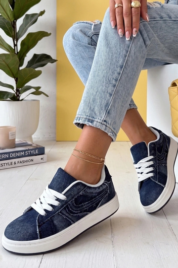 Tmavo modré tenisky s... 2