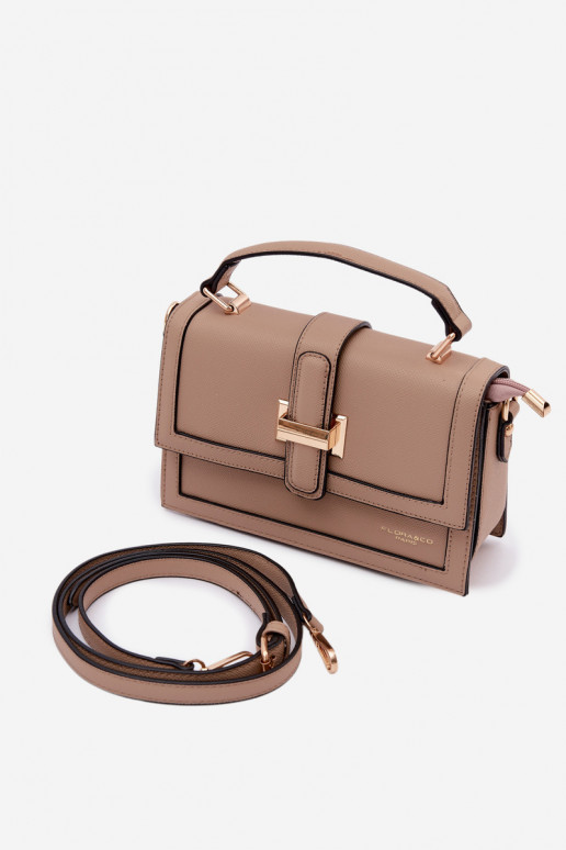 Kabelka Poštárka Tmavýbéžová Nelsera