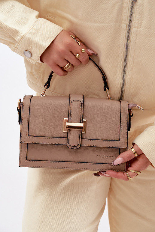 Kabelka Poštárka Tmavýbéžová Nelsera