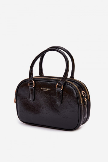 Kabelka Typu Kufor Málý z eko kože čierna Soraya 2