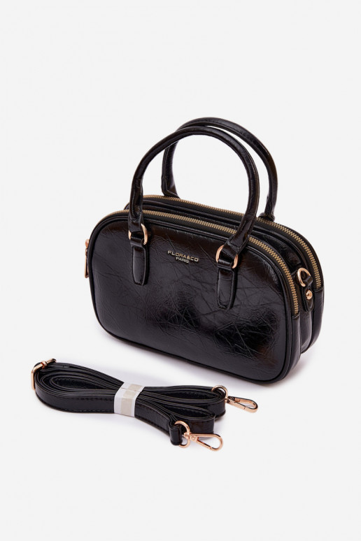 Kabelka Typu Kufor Málý z eko kože čierna Soraya