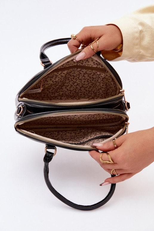 Kabelka Typu Kufor Málý z eko kože čierna Soraya