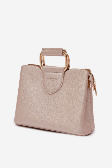 Kabelka Kufor Málý z eko kože zlatej farby Lorielle 2