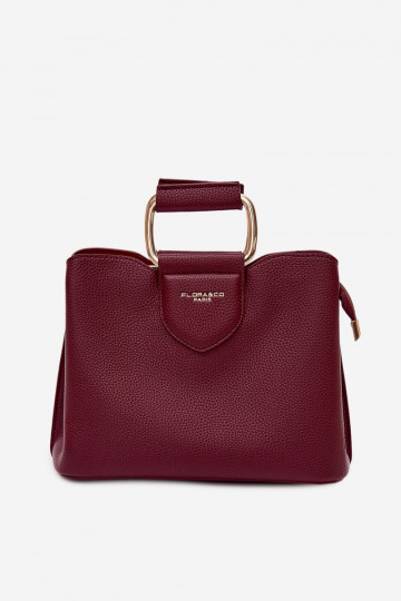 Kabelka Kufor Málý z eko kože bordová Lorielle