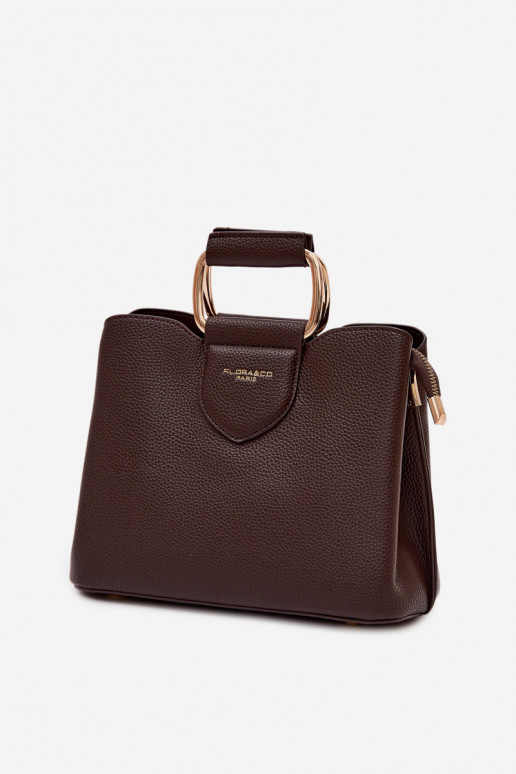 Kabelka Kufor Málý z eko kože CzekoladoIna Lorielle