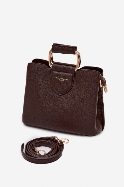 Kabelka Kufor Málý z eko kože CzekoladoIna Lorielle