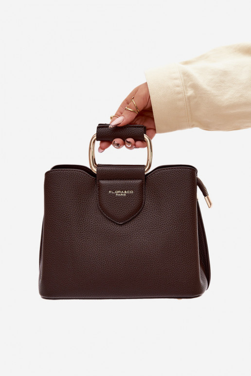 Kabelka Kufor Málý z eko kože CzekoladoIna Lorielle