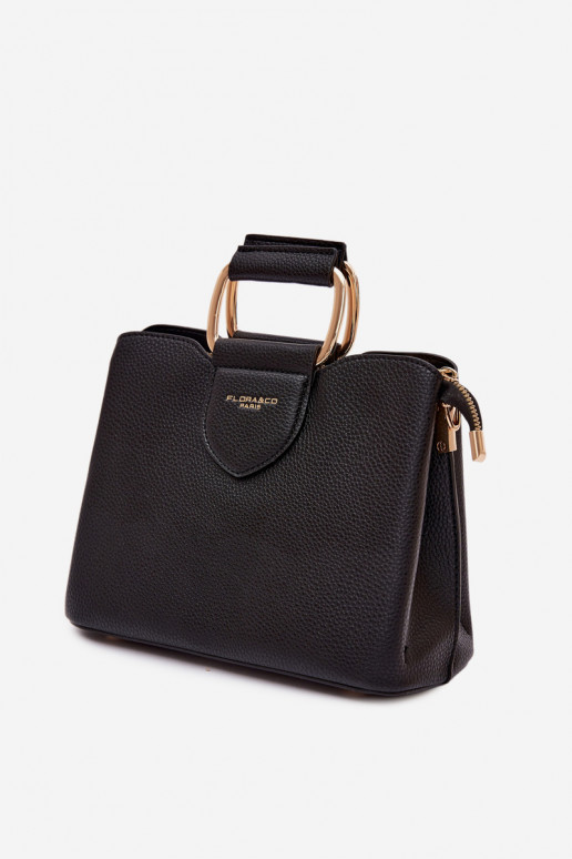 Kabelka Kufor Málý z eko kože čierna Lorielle