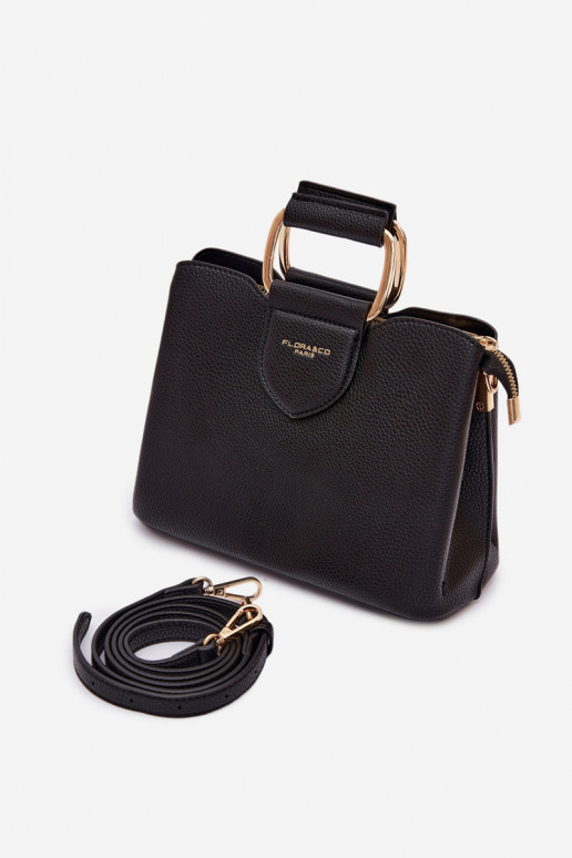 Kabelka Kufor Málý z eko kože čierna Lorielle