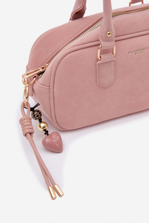 Kabelka Typu Kufor Málýz eko semišuu Ružová Annelle