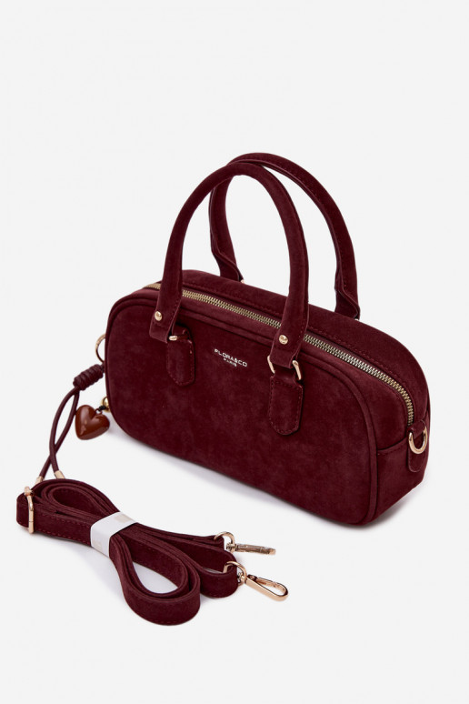 Kabelka Typu Kufor Málýz eko semišuu bordová Annelle