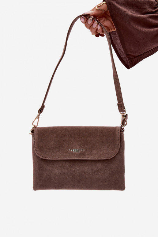 Málá kabelkaz eko semišuu Tmavýbéžová Lucelle