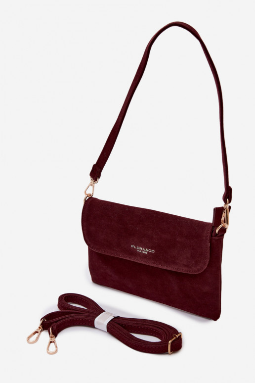 Málá kabelkaz eko semišuu bordová Lucelle