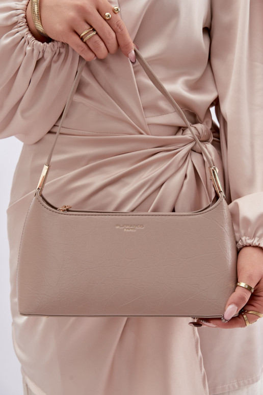 Kabelka z eko kože béžová Tielle