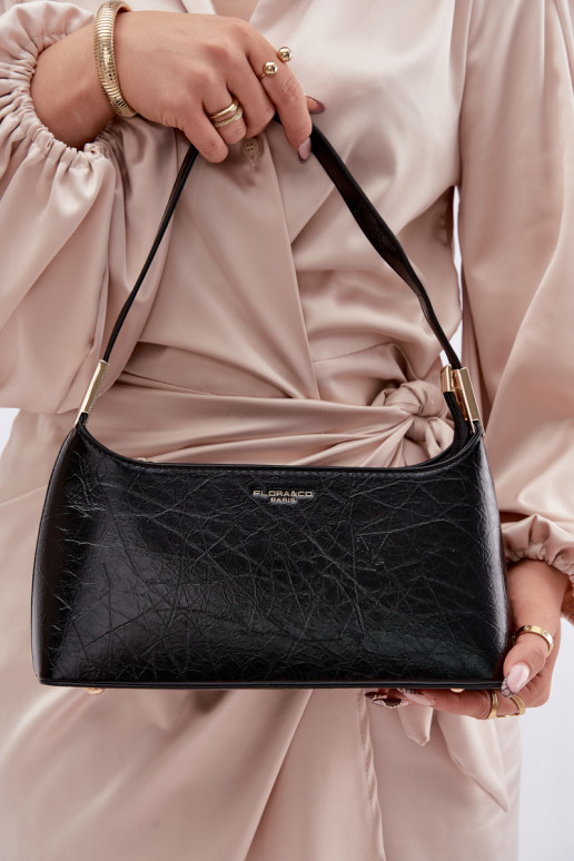 Kabelka z eko kože čierna Tielle