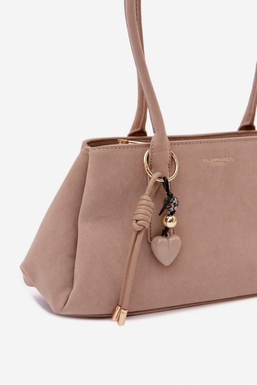 z eko semišuoIna KabelkaBrelokiem slonovina Nelina