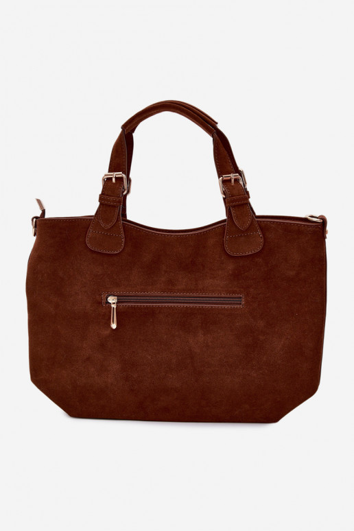 KabelkaImitacji zo semišuu Hnedá farba Clarette