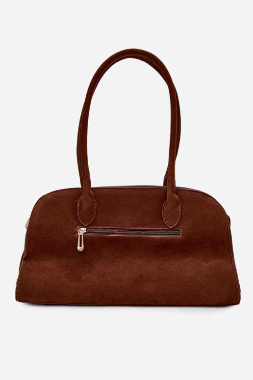 KabelkaBrelokiem I s prackamimi z eko semišuoIna Hnedá farba Violette