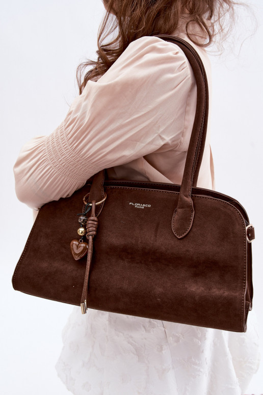 KabelkaBrelokiem I s prackamimi z eko semišuoIna CzekoladoIna Violette