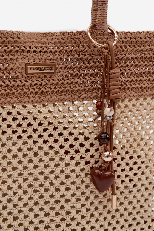 Povrch Kabelka / taška Zapnutékupujúci VeľkýBrelokiem slonovina Lucette