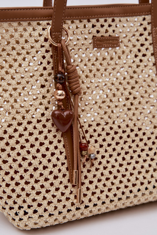 Povrch Kabelka Typu ZapnutékupujúciBrelokiem slonovina Noella