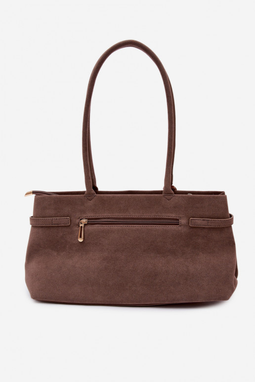 KabelkaImitacji zo semišuu ZaInieszka Jamnik Tmavýbéžová Noellea