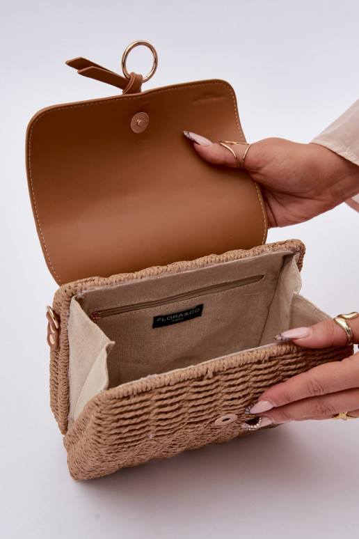 Povrch Málá kabelka s reťazami Hnedá Renara