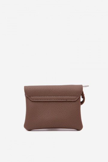 Portmonetka Žena z eko kože Tmavýbéžová Calienne 2