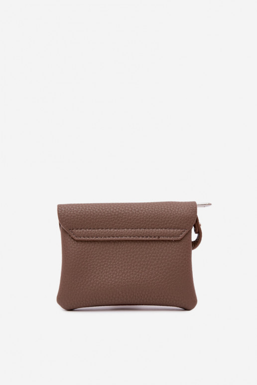 Portmonetka Žena z eko kože Tmavýbéžová Calienne