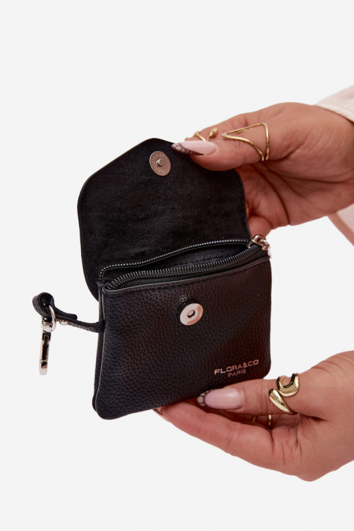 Portmonetka Žena z eko kože čierna Calienne